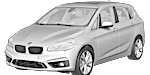 BMW F45 B1105 Fault Code